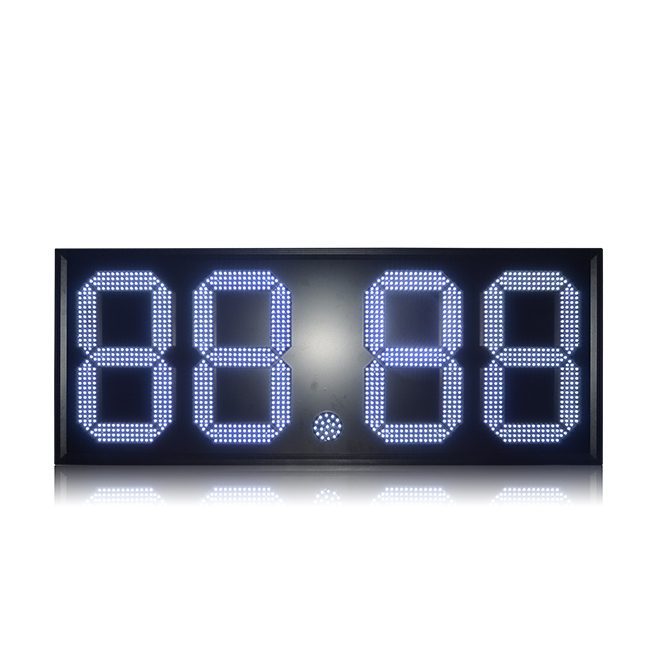 Venta caliente México Pemex 18 pulgadas blanco 88.88 Led señal de gasolinera