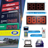 Popular al aire libre impermeable D15 "Red 88.88 Control remoto Led señal de gasolinera