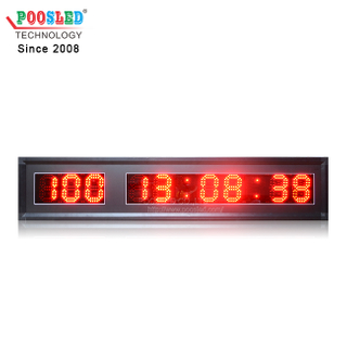 Tablero PCB LED rojo de 4 pulgadas 100 días y temporizador de cuenta regresiva