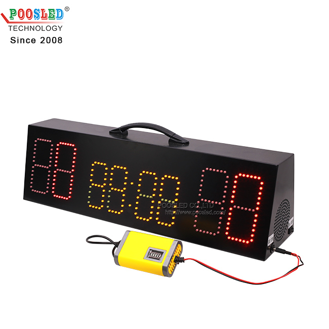 Nueva llegada 4.0 '' marcador electrónico de baloncesto llevado portátil