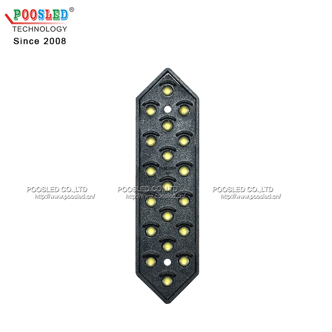 Pantalla LED amarilla de 7 segmentos de tamaño pequeño de 10 pulgadas popular