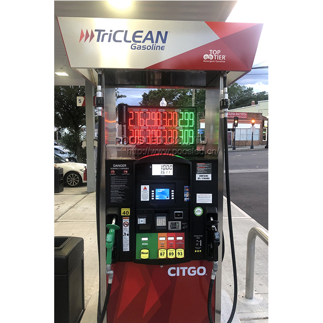 Venta caliente American 8.88 9/10 Led Pump Top Sign