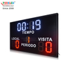 Venta caliente al aire libre impermeable 10 '' + 8 '' marcadores de fútbol electrónicos de control inalámbrico