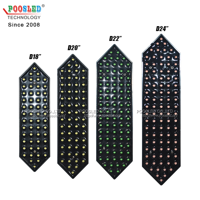 Diseño agradable Módulo LED de 7 segmentos de gran tamaño de 32 pulgadas